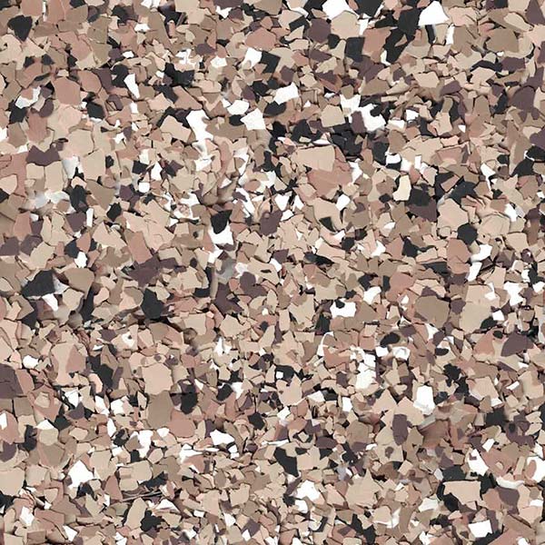 The image displays a pattern resembling digital camouflage with irregular patches of varying shades of brown, tan, and black.