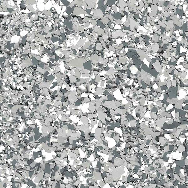 The image shows a chaotic pattern of gray, white, and black shards, resembling a digital or abstract camouflage without any discernible shapes or figures.